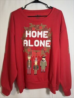 Home Alone House Light Up Ugly Sweater Sweatshirt Size 3XL Christmas Holiday